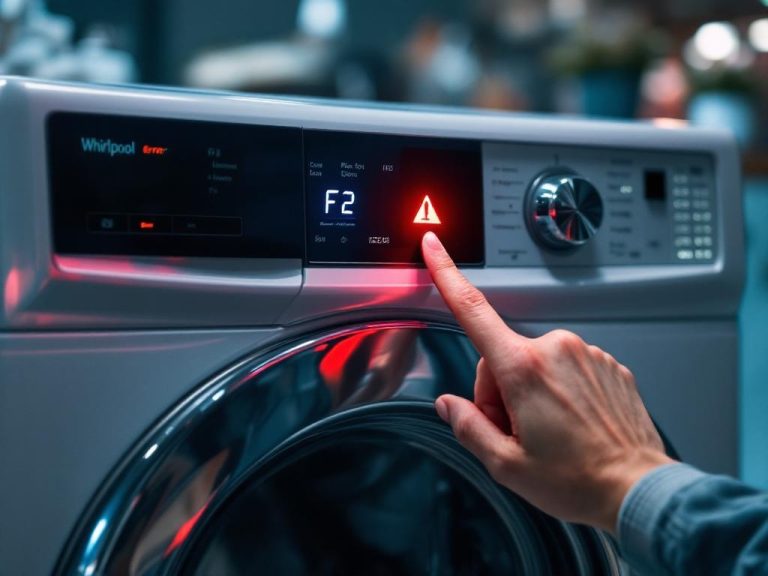 Significado del Error F2 en Lavadora Whirlpool